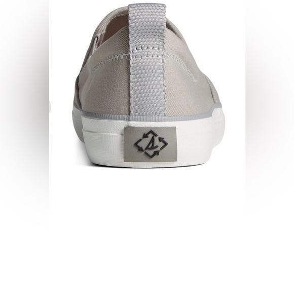 NWT Sperry  Women's Grey Crest Twin Gore Seacycled  Canvas Sneakers. S 9.5 - Picture 7 of 8